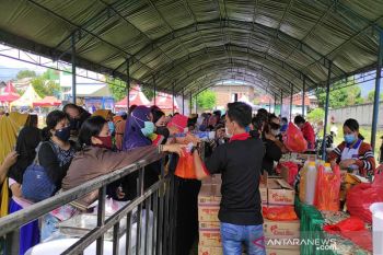 Masyarakat Palu serbu pasar murah ramadhan 2021