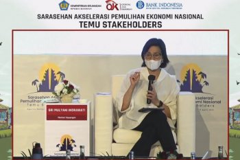 Indonesia among top ten countries in vaccination coverage: Sri Mulyani Indrawati