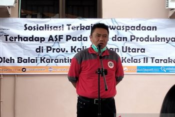 Karantina pertanian Tarakan antisipasi masuknya virus flu babi dari Malaysia