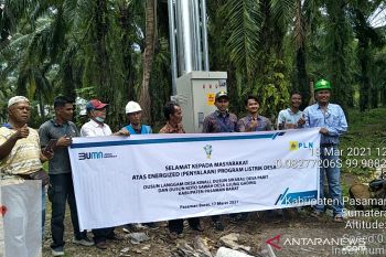 Tiga Desa di Pasaman Barat terang benderang pada Maret 2021