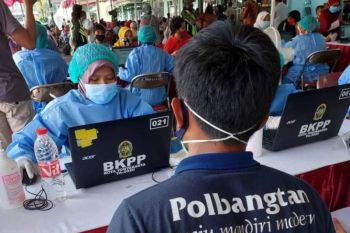 Pegawai Polbangtan Yoma dapat vaksin COVID-19 Tahap I