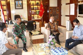 Pangdam XVII/Cenderawasih terima kunjungan Direktur pemberitaan Tribunnews