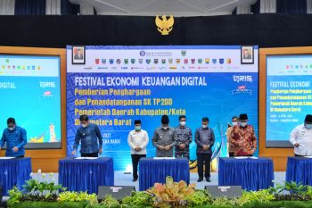 Pembentukan Tim Percepatan Digitalisasi Daerah di Sumbar rampung 100 persen