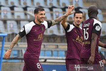 PSG pelihara asa juara seusai melumat Strasbourg