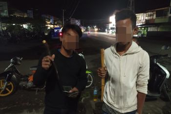 Patroli KRYD, Polsek Alas amankan sajam hingga motor racing