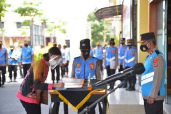 Wakapolda Lampung pimpin penandatanganan pakta integritas penerimaan anggota Polri