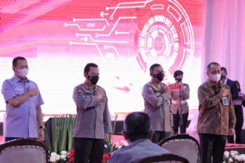 Korlantas Polri gandeng BNI saat peluncuran aplikasi pembuatan SIM