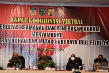 Pangdam XVII/Cenderawasih rakor dengan Mendagri dan Menkopolhukam sinergitas pengamanan