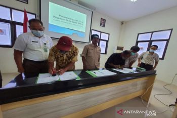 TNLL bekerja sama penanaman batas hidup dengan 20 desa sekitar kawasan