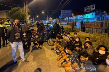 Diduga melakukan balap liar, Polda Kalteng amankan 22 remaja