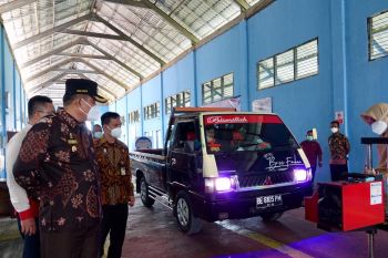Tinjau pelayanan uji KIR, Bupati Musa Ahmad minta tidak ada pungli