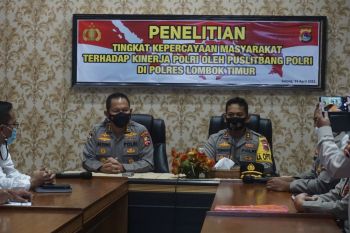 Tim Puslitbang Polri datangi Polres Lotim