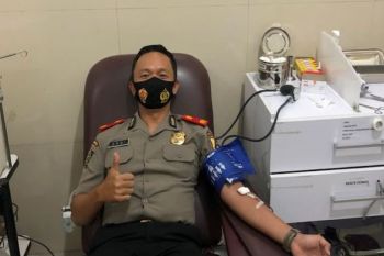 Peserta didik Sespimmen Lemdiklat Polri donorkan darah