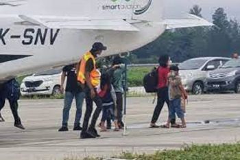 Akibat aksi penembakan yang dilakukan KKB, 27 warga Beoga kembali dievakuasi ke Timika