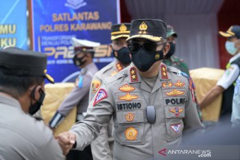 Korlantas Polri sosialisasikan peniadaan mudik lewat operasi keselamatan