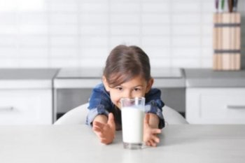 Ganti makanan utama anak dengan susu beresiko obesitas