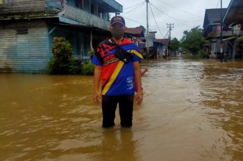 Banjir rendam permukiman warga perbatasan RI-Malaysia