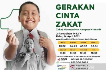Baznas Sulawesi Utara wujudkan harapan mustahik melalui Gerakan Cinta Zakat
