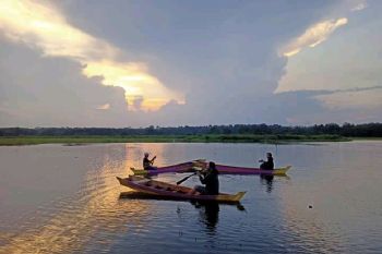Sensasi objek wisata Danau Wanaba Lampung Timur