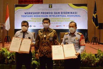 Kemenkumham Sulsel dan UNM menandatangani MoU penguatan KI