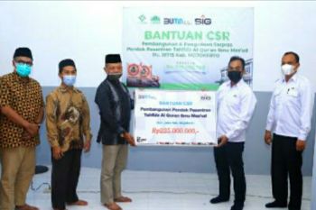 SIG serahkan bantuan pembangunan Ponpes Tahfidz Al-Qur'an Mojokerto