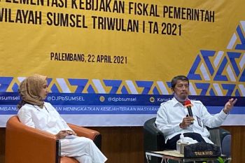 Realisasi belanja APBN di Sumsel tembus 25 persen triwulan I 2021