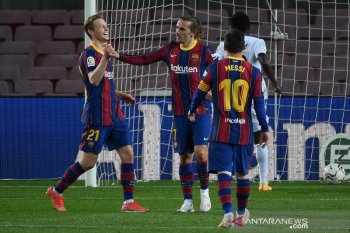 Barcelona bungkam Getafe 5-2, Messi sumbang dua gol