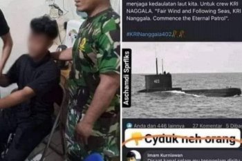 Hina keluarga besar awak KRI Nanggala-402, pria ini ditangkap polisi