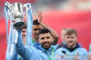 Man City akan dirikan patung Sergio Aguero di Stadion Etihad