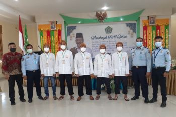 Inilah mereka, lima warga binaan Lapas Padang yang berlomba di Musabaqah Tartil Quran Kemenag