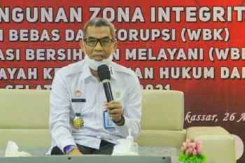 Inspektur Jenderal beri penguatan pembangunan ZI kepada Kemenkumham Sulsel