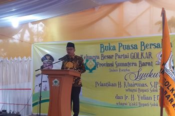 Golkar Sumbar gelar syukuran Khairunas dilantik jadi Bupati Solok Selatan