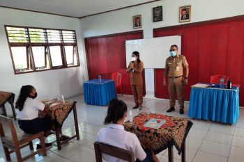Kabid Dikdas pantau pelaksanaan ujian sekolah SMP