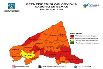 Dinkes Sleman: Sebagian besar kecamatan masih terjadi penularan COVID-19