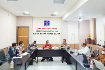 Peneliti Mahkamah Agung berkunjung ke Kanwil Kemenkumham Sulsel