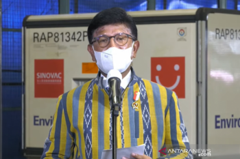 Menkominfo: Indonesia terima 6,48 juta vaksin COVID-19 Sinovac dan Sinopharm