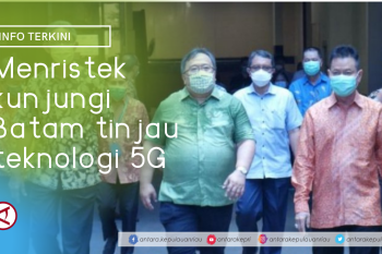 Menristek tinjau teknologi 5G di Batam