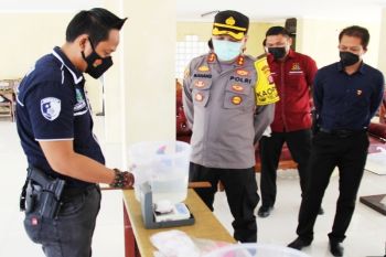Polres Kapuas musnahkan setengah kilogram sabu-sabu
