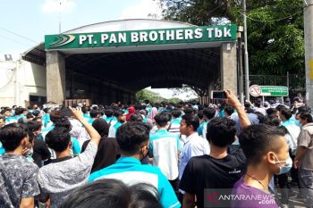 Buruh PT Pan Brothers Boyolali tuntut gaji dibayar penuh