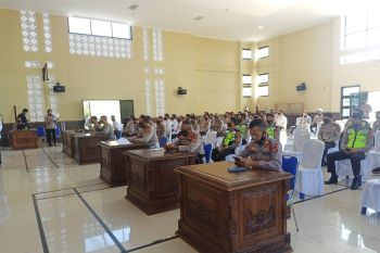 Polres OKU Sumsel terjunkan 144 personel pengamanan Idul Fitri
