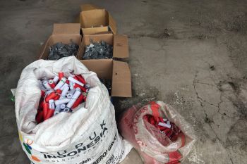 Polres Bondowoso ringkus dua pelaku pembuat bubuk mercon