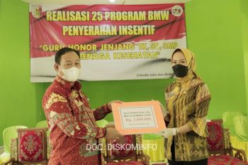 Pemkab Tulang Bawang serahkan insentif tenaga kesehatan dan honorer
