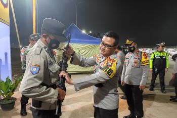Polres Lampung Tengah siapkan 10 pos pengamanan Lebaran