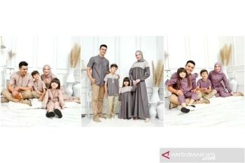 Pilihan baju Hari Raya untuk keluarga, busana muslim bernuansa minimalis
