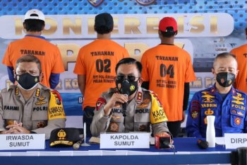 Dua kapal asing ditangkap di perairan Selat Malaka