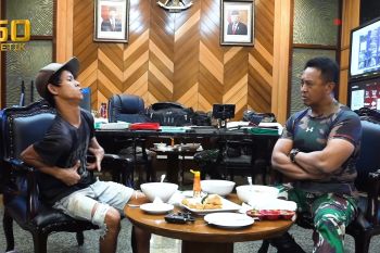 Kasad salut dengan seorang pekerja difabel Mabesad