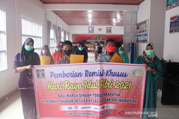 137 warga binaan pemasyarakatan Rutan Siak dapatkan remisi Idul Fitri 1422 H tahun 2021