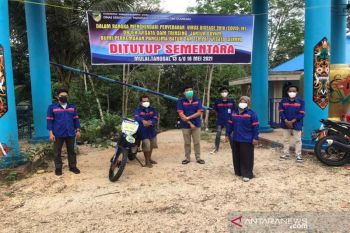 Barut turun 25 orang petugas  menjaga penutupan objek wisata