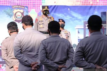 Polda Sumsel gelar apel antisipasi gangguan kamtibmas pasca-Lebaran