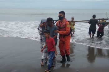Seorang pencari kepiting yang sempat hilang di Sasak Pasaman Barat ditemukan selamat